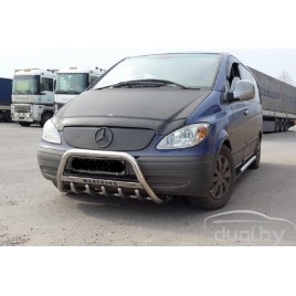 Кенгурятник с надписью "MERCEDES" для Vito\Viano.